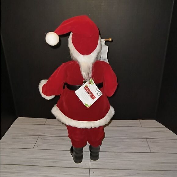 Celebrate It Christmas Holiday Treasured Santa With Good Boys & Girls List Decor - Picture 4 of 11